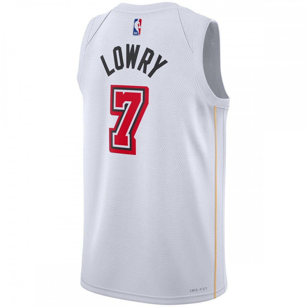 Kyle Lowry Miami Heat Unisex 2022/23 Swingman Jersey - City Edition - White-Pro Kit Vault | Brand New 26/27 Sports Jerseys